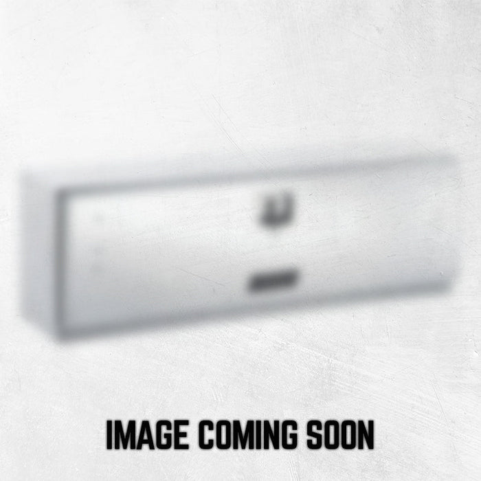 ProTech Underbody/Top Mount Box 18X18X36 Stainless Steel Barn Door Style, White Steel Model 22-2128SS-GW