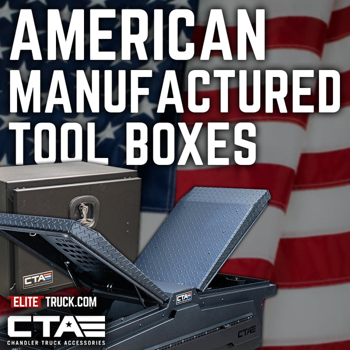 Chandler Underbody Carbon Steel Toolbox 18x18x72 Textured Black With Drop Down Door Double Latch Model 5100-0770
