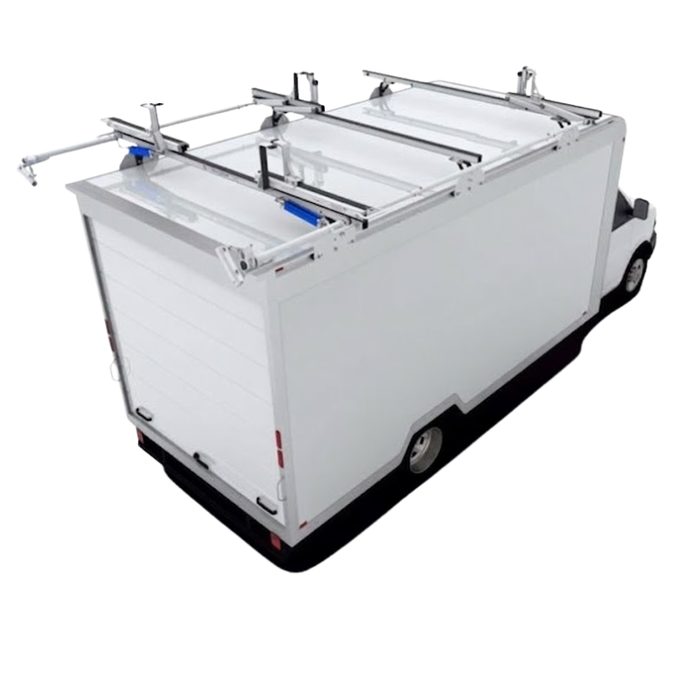 Prime Design ErgoRack Dual-Rotation 3 Crossbar Rack, For Box Trucks Si ...