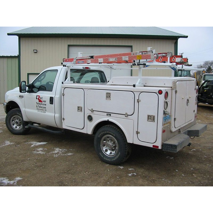 Prime Design ErgoRack Rotation Rack, For Enclosed Service Body With UM3 MountIngs, 78 In Crossbars Model BR-UM3-78-M
