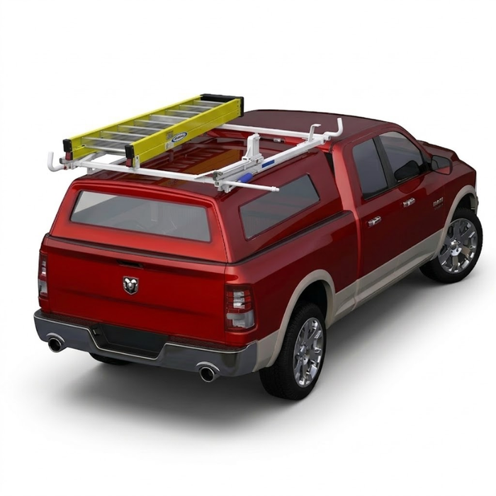 Prime Design ErgoRack Clamp Rack, For Fullsize / Midsize Pickups W/ Toppers, 6 FT Channel, 62 In Crossbars Model CC-PU2-62-M
