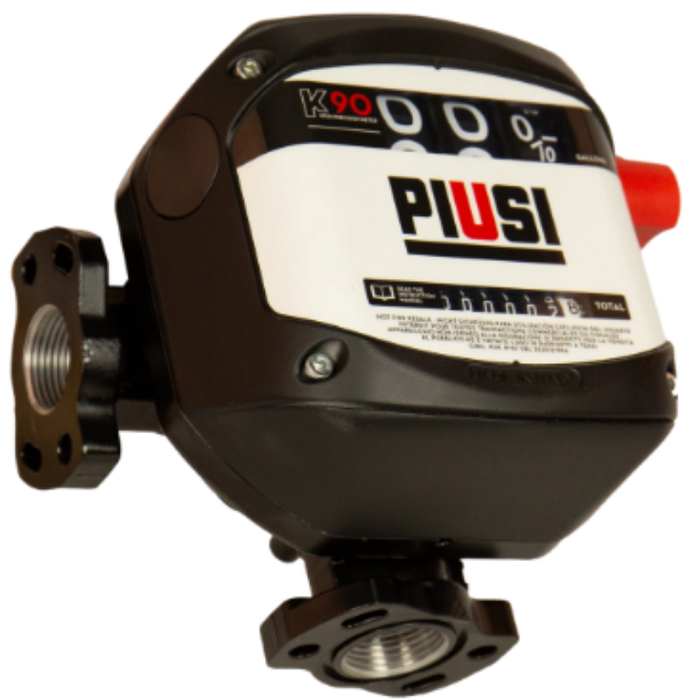 PIUSI K90 ATEX Mechanical Flow Meter 5-32 GPM 1" NPT Model F009SE500