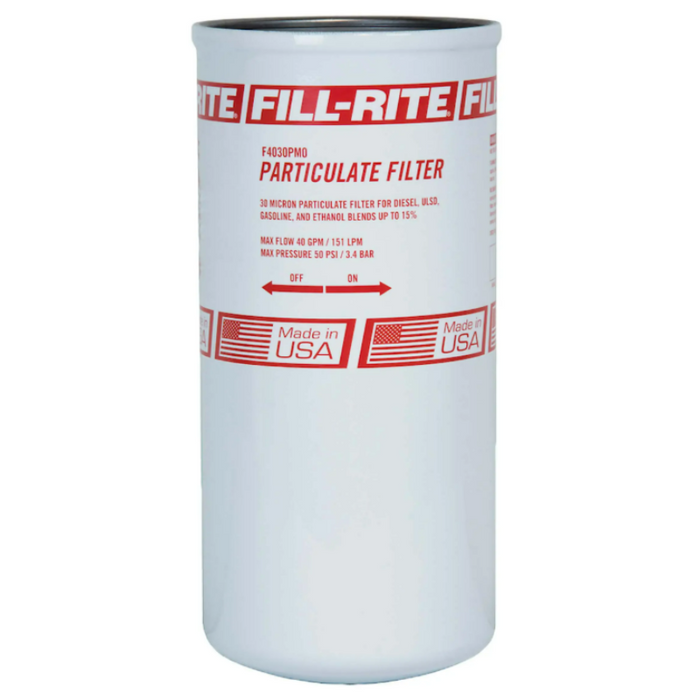 Fill-Rite 30 Micron Particulate Filter 1.5" - 16 UNF 40 GPM Model F4030PM0
