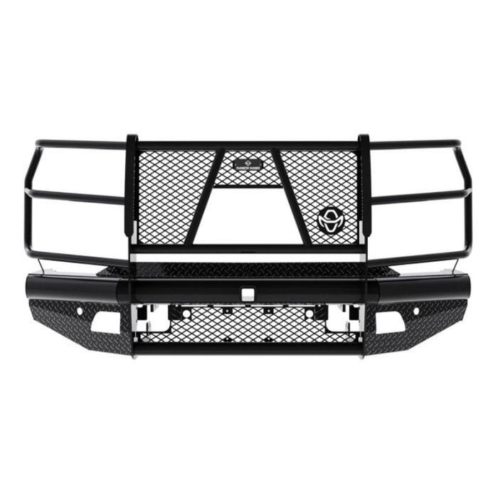 Ranch Hand Legend Series Front Bumper W/ Grille Guard Works With Camera Fits Select 20-23 Chevrolet Silverado 2500 HD/3500 HD Model FBC201BLRC