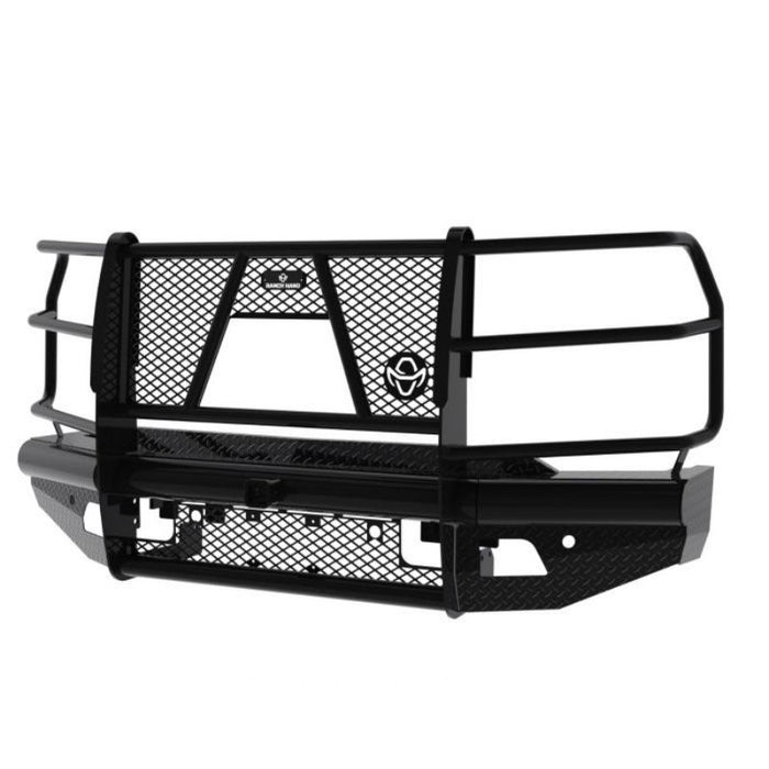 Ranch Hand Legend Series Front Bumper W/ Grille Guard Works With Camera Fits Select 20-23 Chevrolet Silverado 2500 HD/3500 HD Model FBC201BLRC