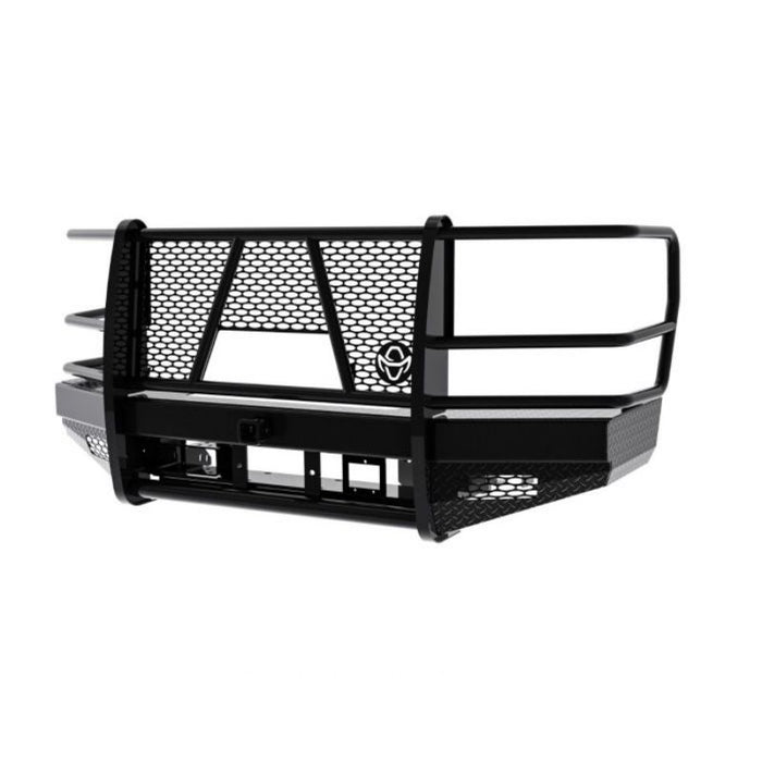 Ranch Hand Sport Series Winch Ready Front Bumper W/ Grille Guard Works With Camera Fits Select 17-22 Ford Super Duty F-250/F-350/F-450/F-550 Model FBF205BLR