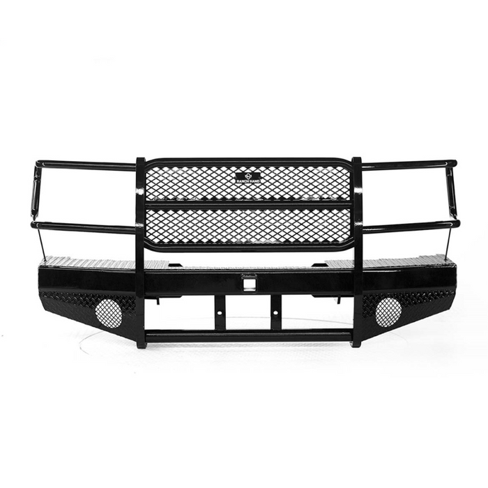 Ranch Hand Sport Series Winch Ready Front Bumper W/ Grille Guard Fits Select 11-14 GMC Sierra 2500 HD/Sierra 3500 HD Model FBG115BLR
