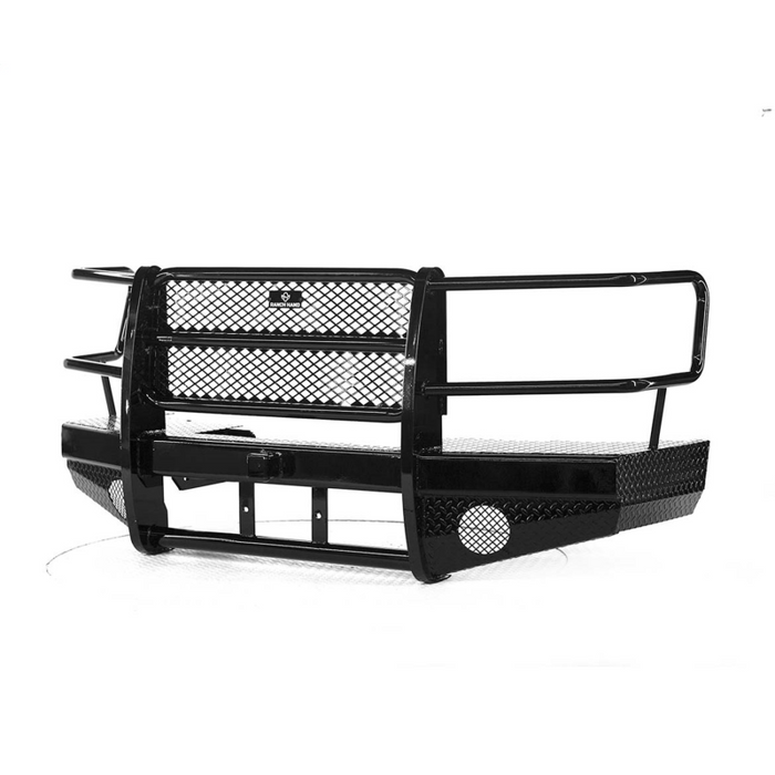 Ranch Hand Sport Series Winch Ready Front Bumper W/ Grille Guard Fits Select 11-14 GMC Sierra 2500 HD/Sierra 3500 HD Model FBG115BLR