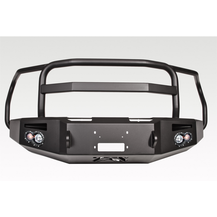Fab Fours Premium Heavy Duty Winch Front Bumper w/ Grille Guard Model FF15-H3250-1