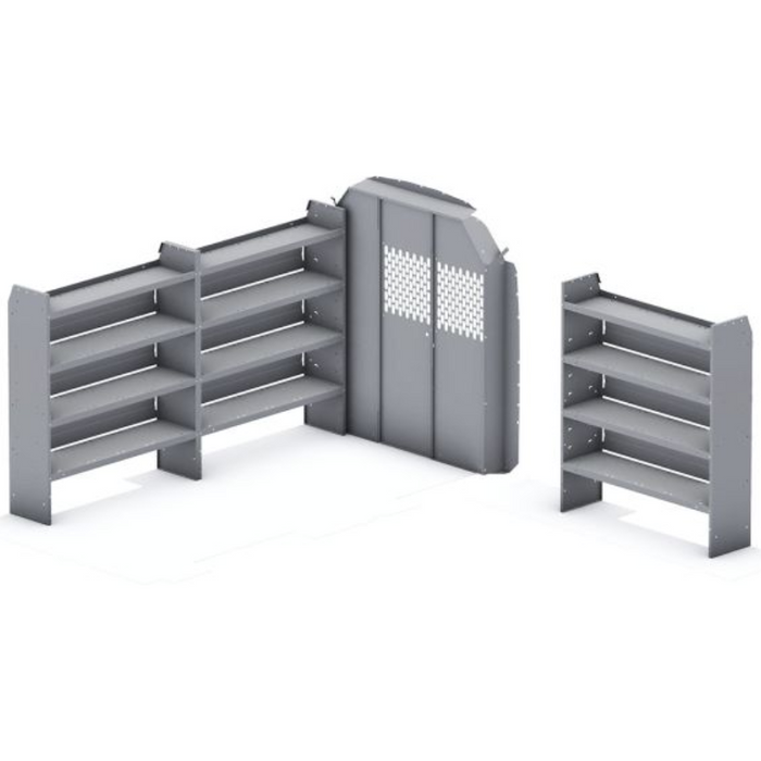 Holman Base Van Package 60" H Shelves Ford Transit 148" WB Mid Roof Model FFG-TLM