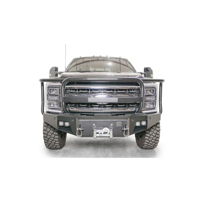 Fab Fours Premium Winch Front Bumper w/ Full Grill Guard Adaptive Cruise Control Compatible Model FS23-A5960-1