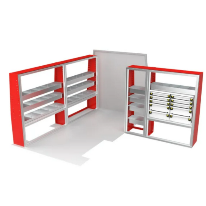 CTech VanPro Commercial Shelving Van Package Ford Transit 148" Wheelbase Model FT-PRO-1