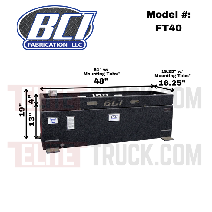 BCI Fabrication 40 Gallon Fuel Transfer Tank Model FT40