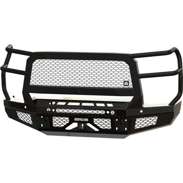 Bodyguard FT Front Extreme - Sensor Cutouts Fog Cutouts Receiver W/ Mesh Grille No Camera Harness Texture Black Powder Coat Model JEC20BYTMN