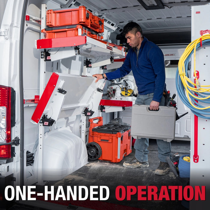 Weather Guard Folding Van Shelf Unit 60in Model 9560-3-01