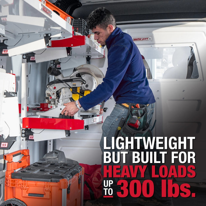 Weather Guard Folding Van Shelf Unit 36in Model 9536-3-01