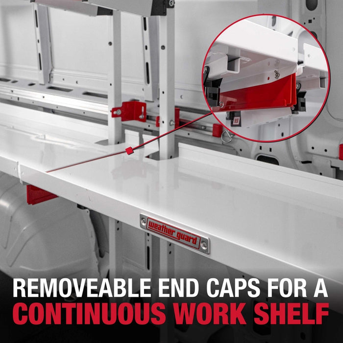 Weather Guard Folding Van Shelf Unit 60in Model 9560-3-01