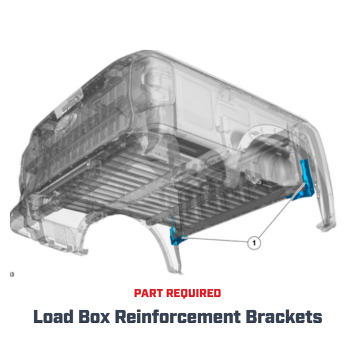 SmartCap Matte Black Truck Bed Cap EVOd Defender Series w/ Horizontal Locks Model ED0320-MB