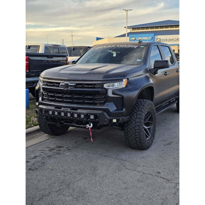 Bodyguard Freedom Front Base w/ Winch Mount - w/ sensor cutouts - Bare Metal Model LAC22AYBNN