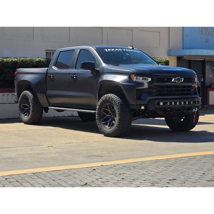 Bodyguard Freedom Front Base w/ Winch Mount - No sensor cutouts - Bare Metal Model LAC22ANBNN