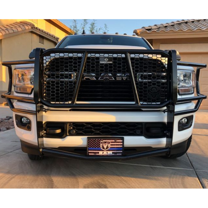 Ranch Hand 2019-2022 Ram 2500/3500 New Body Style Legend Grille Guard Works With Camera GGD191BL1C