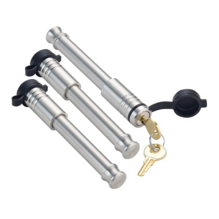 GEN-Y 3 Pack Mixed - (2) 5/8"x 3-1/8" Span Hitch Locks & (1) 5/8" x 3-1/8" Span 2.5" Receiver Lock - 6 Keys Included Fitment: Phantom 5K - Phantom-X 7K & 16K - Mega Duty 10K & 16K - Boss 10K & 16K - Glyder 7K Model GH-103910