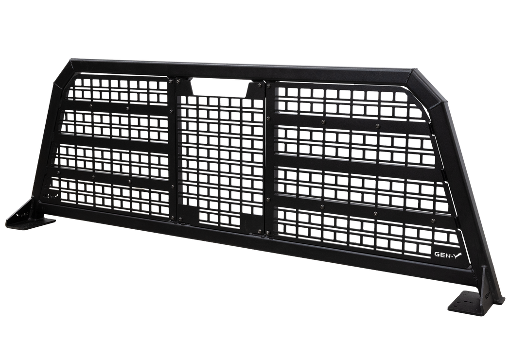 Gen-Y DEFIANCE - Headache Rack with 3 Molle Panels - Fits Ram 2500 & 3500 2019-CURRENT Model GH-28004