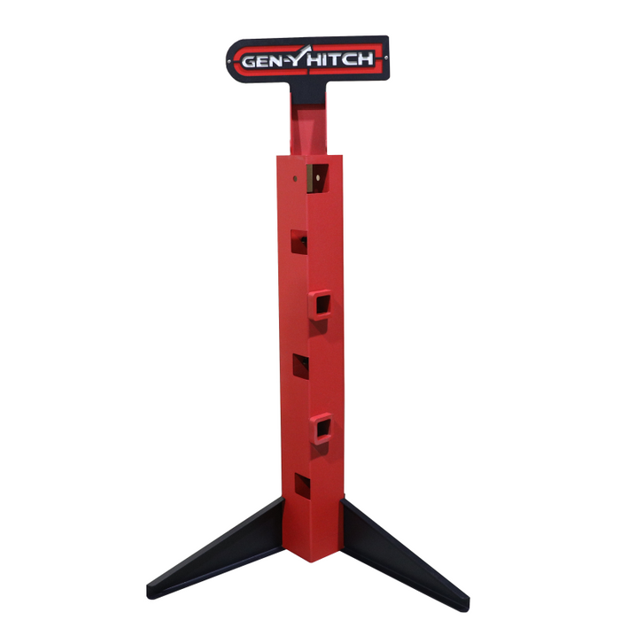 GEN-Y Vertical Display Stand with Monitor Bracket (Five - 2.5" Slots, One - 3" Slot) with 2 Reducer Sleeves (102123) Model GH-5001