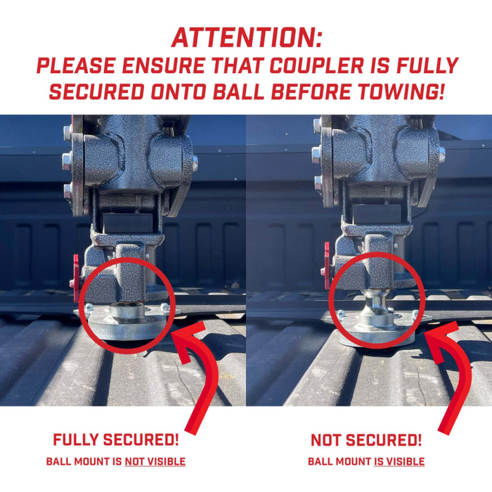 GEN-Y EXECUTIVE TORSION-FLEX Turning Point Fifth Wheel to Gooseneck 2 5/16" Coupler 1.5K - 4.5K pin weight range 21K Towing Model GH-8047AL