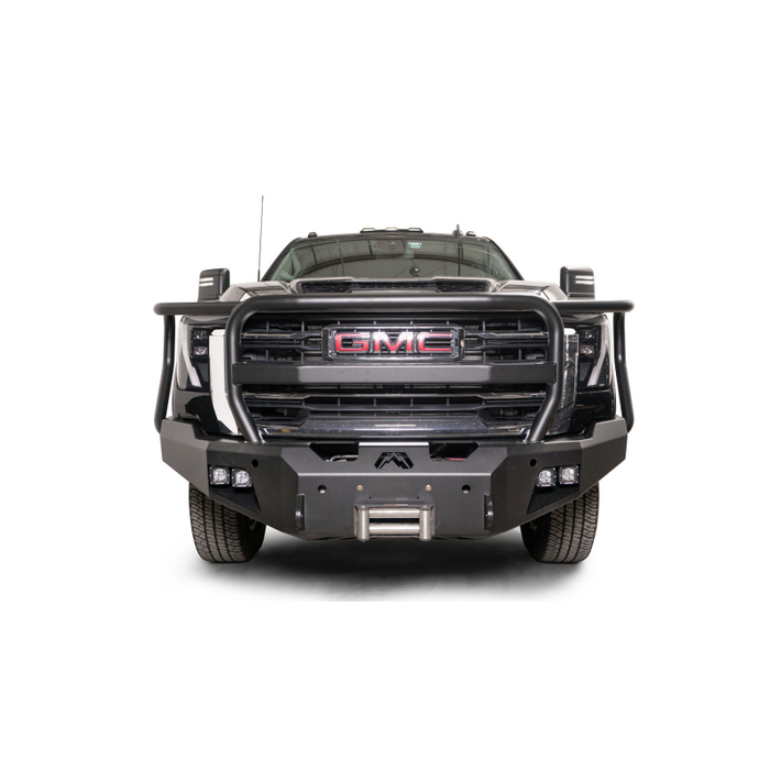 Fab Fours Premium Winch Front Bumper w/ Full Guard 2 Stage Black Powder Coat w/ Sensor Model GM24-A6250-1