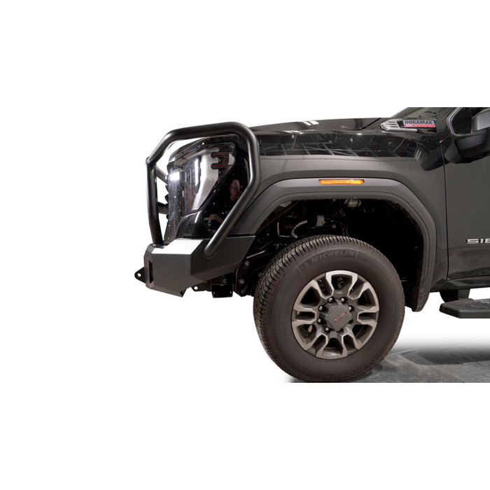 Fab Fours Premium Winch Front Bumper w/ Full Guard 2 Stage Black Powder Coat w/ Sensor Model GM24-A6250-1