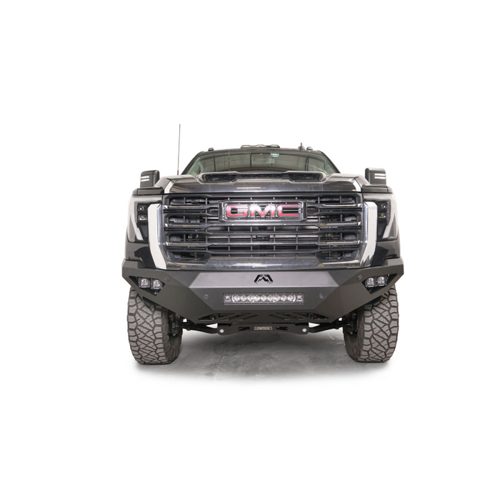 Fab Fours Vengeance Front Bumper w/ No Guard 2 Stage Black Powder Coat Model GM24-V6251-1