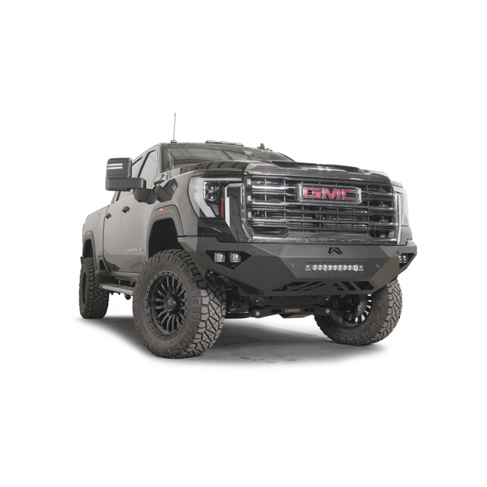 Fab Fours Vengeance Front Bumper w/ No Guard 2 Stage Black Powder Coat Model GM24-V6251-1