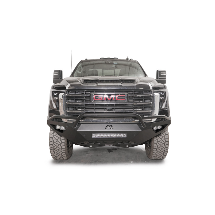 Fab Fours Vengeance Front Bumper w/ Pre-Runner Guard 2 Stage Black Powder Coat Model GM24-V6252-1