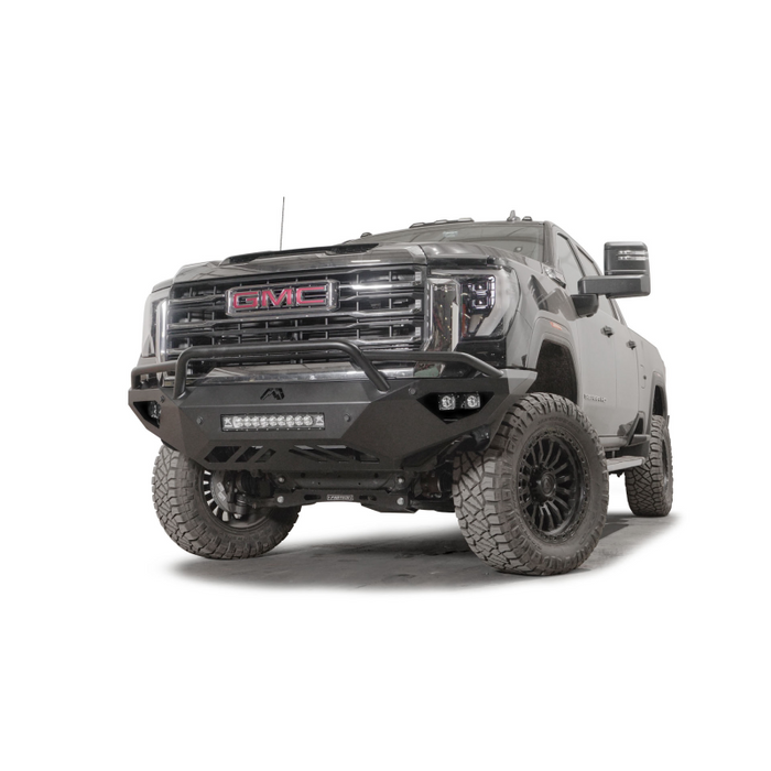 Fab Fours Vengeance Front Bumper w/ Pre-Runner Guard 2 Stage Black Powder Coat Model GM24-V6252-1