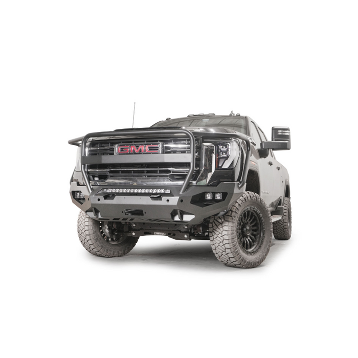 Fab Fours Matrix Front Bumper w/ Full Guard 2 Stage Black Powder Coat Model GM24-X6250-1