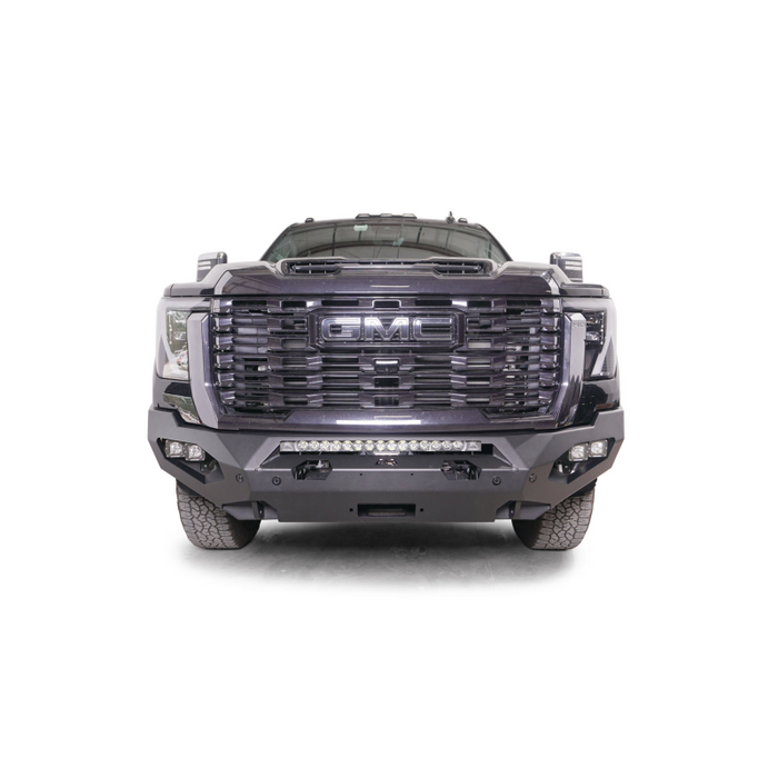 Fab Fours Matrix Front Bumper w/ No Guard 2 Stage Black Powder Coat Model GM24-X6251-1