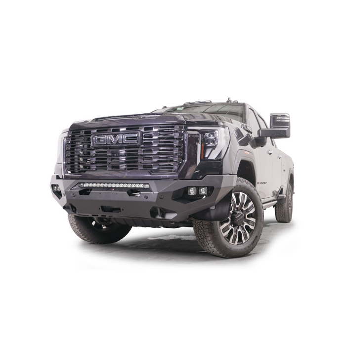 Fab Fours Matrix Front Bumper w/ No Guard 2 Stage Black Powder Coat Model GM24-X6251-1