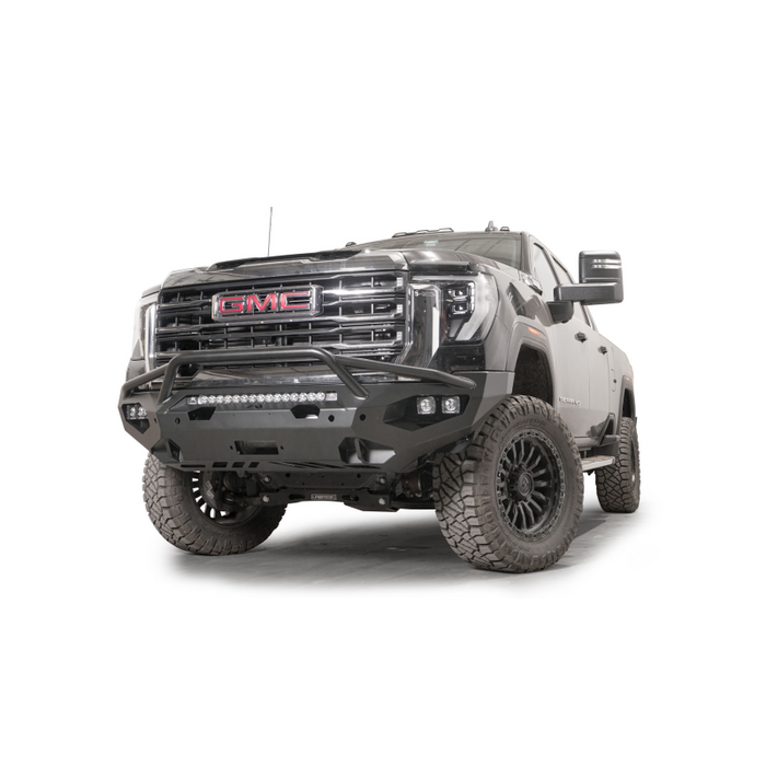 Fab Fours Matrix Front Bumper w/ Pre-Runner Guard 2 Stage Black Powder Coat Model GM24-X6252-1