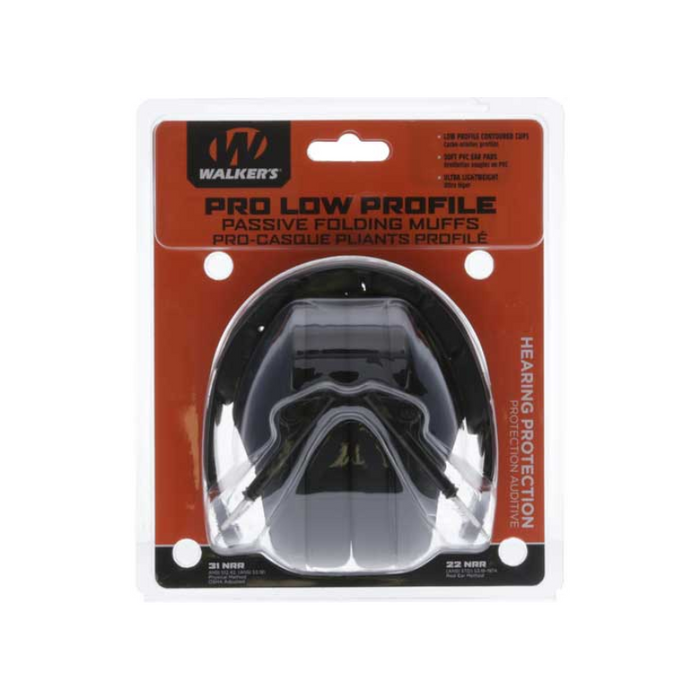 Walker's Pro-Low Profile Folding Muff Black Model GWP-FPM1