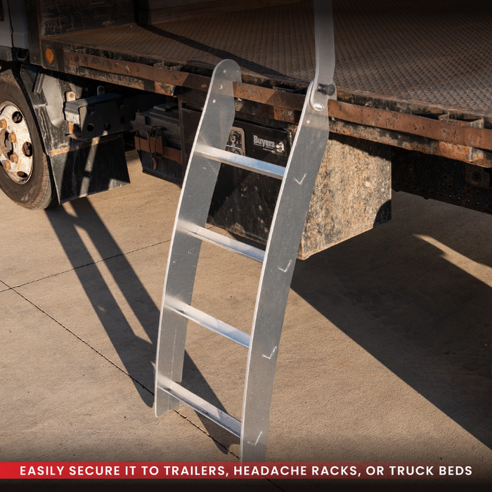 Gen-Y Lightweight Rub Rail Ladder Aluminum Design 300 Ibs Weight Capacity Model GH-102877