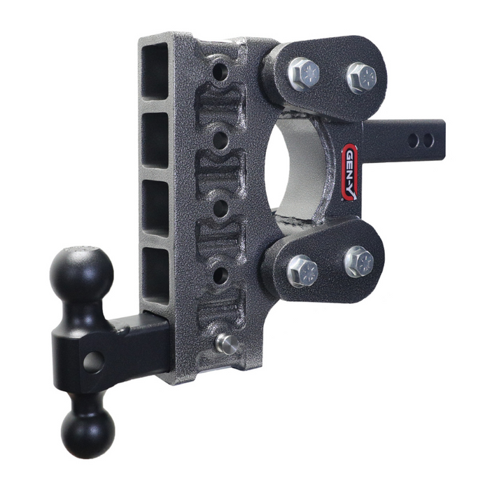 GEN-Y The BOSS TORSION-FLEX 2" Shank 7.5" Drop 1.1K TW 10K Hitch & GH-031 Dual-Ball Model GH-1015