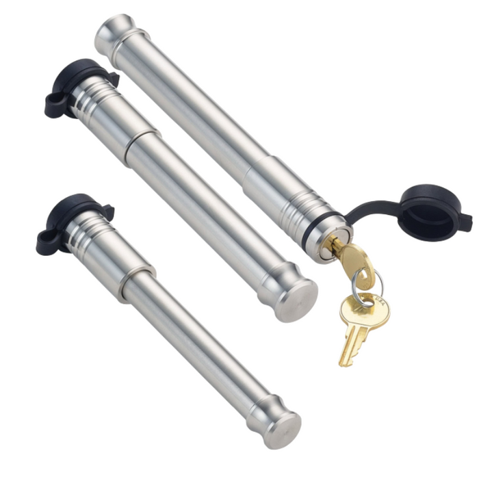 GEN-Y 3 Pack Mixed - (2) 3/4" x 3-7/8" Span Hitch Locks & (1) 5/8" x 3-5/8" Span 3.0" Receiver Lock - 6 Keys Included Fitment: Mega Duty 32K - Boss 32K Model GH-103913