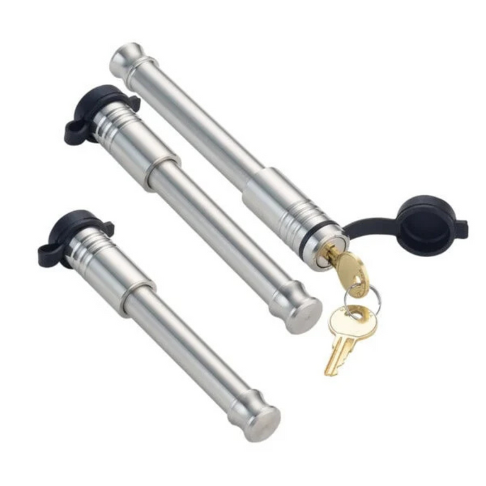 GEN-Y 3 Pack Mixed - (2) 5/8" x 3-5/8" Span Hitch Locks & (1) 5/8" x 3-1/8" Span 2.5" Receiver Lock Fitment: Mega Duty 21K Model GH-103915