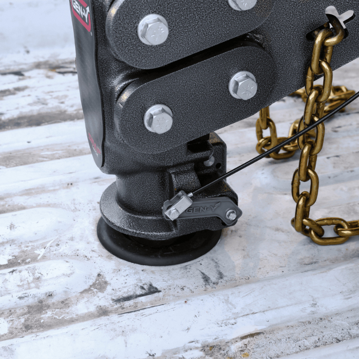 GEN-Y EXECUTIVE TORSION-FLEX Turning Point Fifth Wheel to Gooseneck 2 5/16" Coupler 1.5K - 4.5K pin weight range 21K Towing Model GH-8047AL