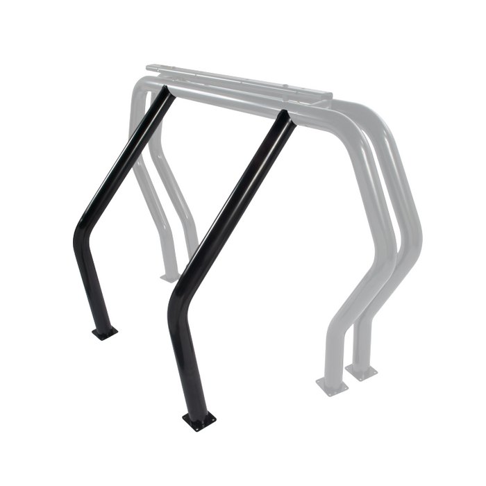 Go Rhino Bed Bar Component Pair of Kickers (On wheel wells) Black Powdercoat Model 9516B