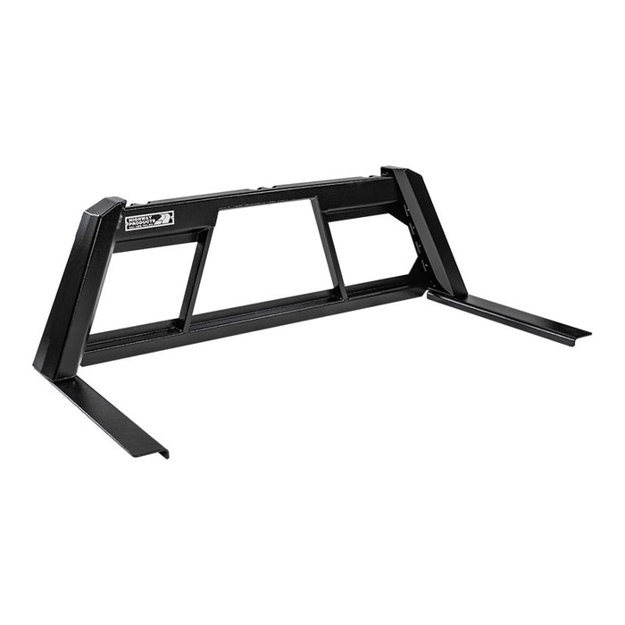 Highway Products Guardian Smooth Black Aluminum Headache Rack
