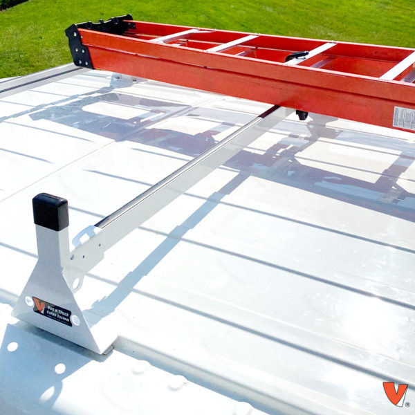 Vantech 3-Bar White Steel Bolt-On Ladder Rack System Nissan NV 2011-current Model H1303W