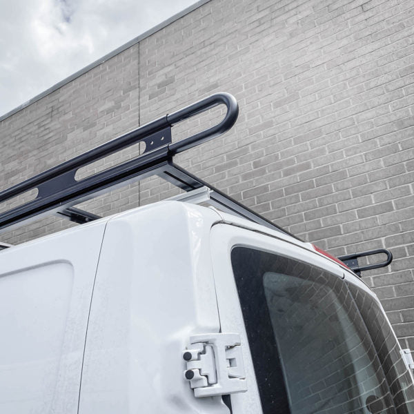 Vantech Black Aluminum Bolt-On Cargo Rack System Ford Transit 2015-current Low Roof / 148" WB Model H1810AA04B