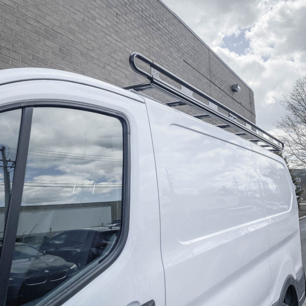 Vantech Black Aluminum Bolt-On Cargo Rack System Ford Transit 2015-current Low Roof / 148" WB Model H1810AA04B